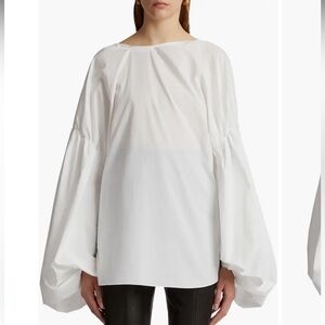 KHAITE Quico Balloon Sleeve Top